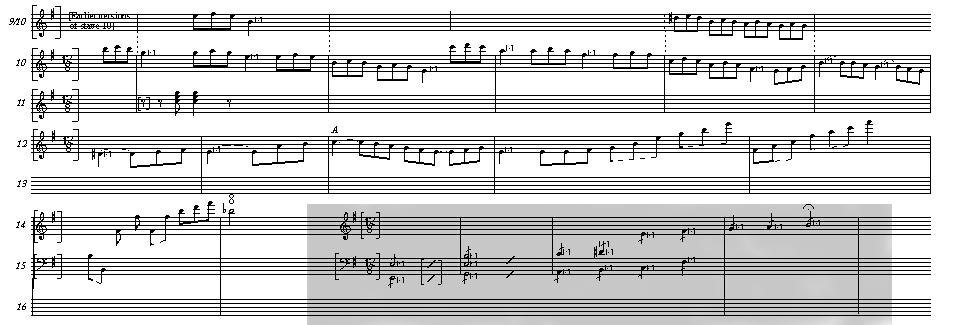 Beethoven, Opus 109 - Draft 1a